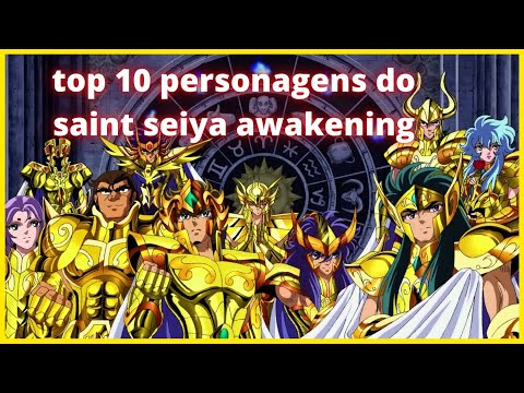 Saint seiya awakening: O top 10 do jogo atualmente