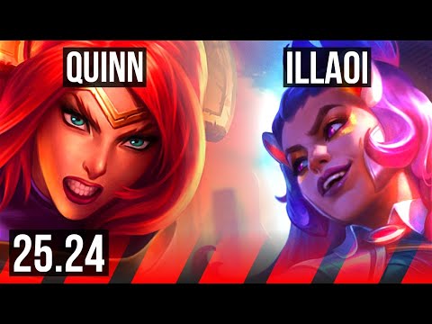 QUINN vs ILLAOI (TOP) | Good KDA: 12/2/4 | EUW Diamond | 25.24