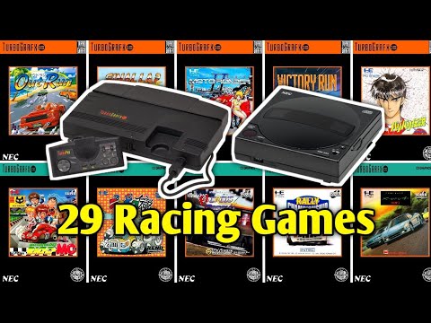 All Racing Games for TurboGrafx-16 & TurboGrafx CD