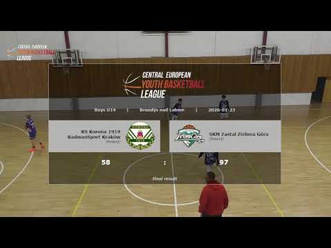 CEYBL U14, 23. 1. 2026, KS Korona 1919 RadwanSport Kraków - SKM Zastal Zielona Góra