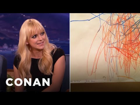 Anna Faris' Son Is An Art Prodigy | CONAN on TBS
