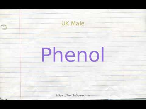 How to pronounce phenol