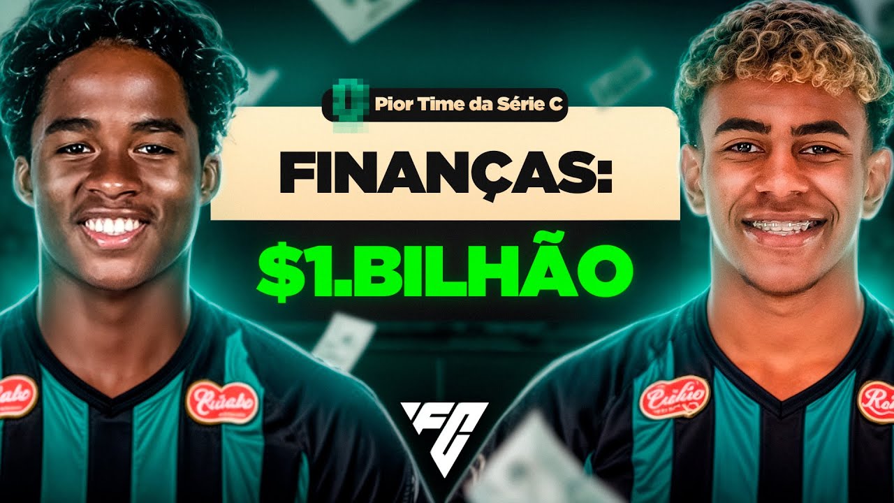 Eu INVESTI 1 BILHÃO no PIOR TIME da SÉRIE C... com NOVAS REGRAS! 💰