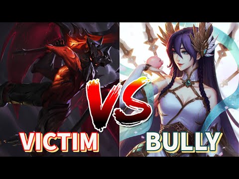 WEEB BULLIES DEMON UNTIL MY FRIENDS BEAT THEM UP | Hashinshin Aatrox vs. Irelia