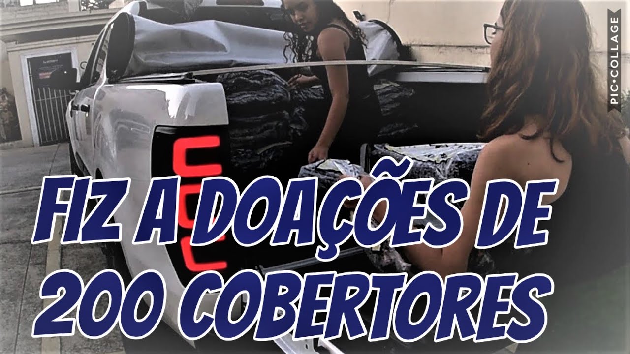 FIZ A DOAÇÕES DE 200 COBERTORES E ALIMENTOS COM A FORD RANGER !!! VEJA NO QUE DEU !!!