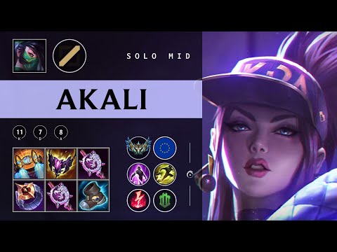 Akali Mid vs LeBlanc - EUW Challenger Patch 25.23