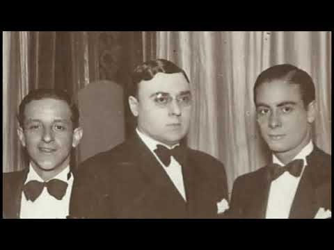 Roberto Firpo y Francisco Canaro en el programa "Revivir". Buenos Aires, 1964.