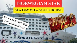 Norwegian Star Sea Day. Christmas Cruise, The Wild Cards, Another Thunderdome Battle