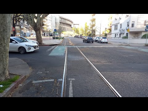 VIAS DE TRANVIAS BARRIO PALERMO PROXIMO AL PARQUE RODO,MONTEVIDEO.