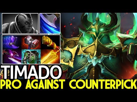 TIMADO [Wraith King] Epic Silver Edge Against Counter Pick Crazy Game 7.22 Dota 2