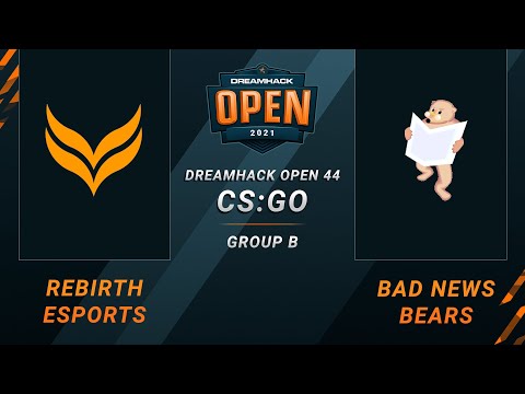 CS:GO - Bad News Bears vs. Rebirth Esports [Inferno] Map 2 - DreamHack Open 44 - Group B - NA
