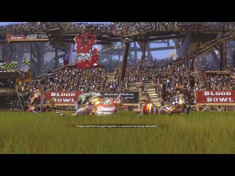 Blood Bowl 2 - Ramtut III killed by Diving Tackle!
