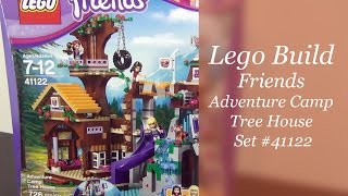 YouTube thumbnail: Let's Build - LEGO Friends Adventure Camp Tree House Set #41122 Part 1