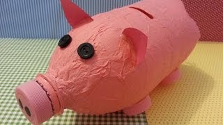 Tutorial per fare un salvadanaio con una bottiglia