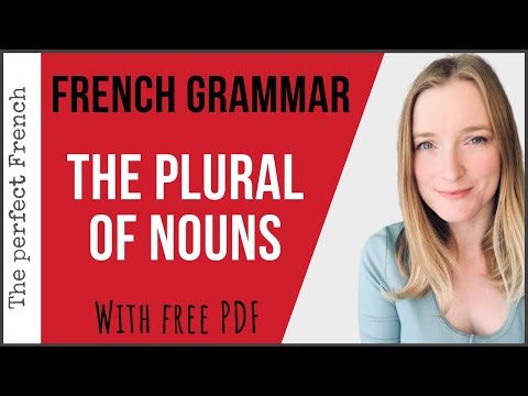 FRENCH PLURAL OF NOUNS - French basics for beginners (with free PDF) | Learn French