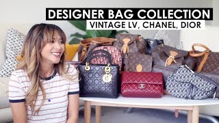 DESIGNER HANDBAG COLLECTION | Vintage LV, Dior, Chanel
