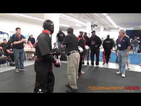 Julio Castro vs Paris Wilson Men's Sparring at New England Open 2012