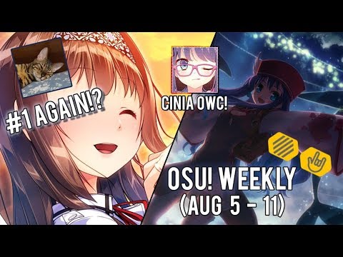 firebat92 #1 Global!, Cinia Comeback, WubWoofWolf 10.000 S-Ranks! & more! - osu! Weekly #52