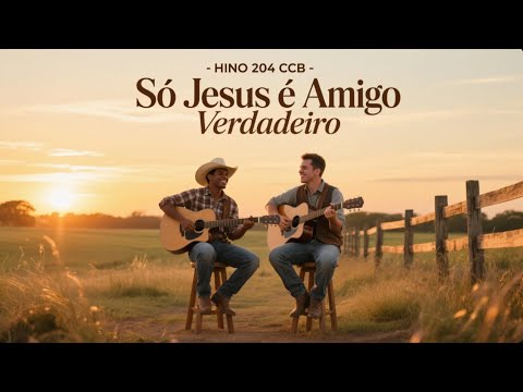 HINO 204 CCB   Só Jesus é Amigo Verdadeiro   HINÁRIO 5 COM LETRAS