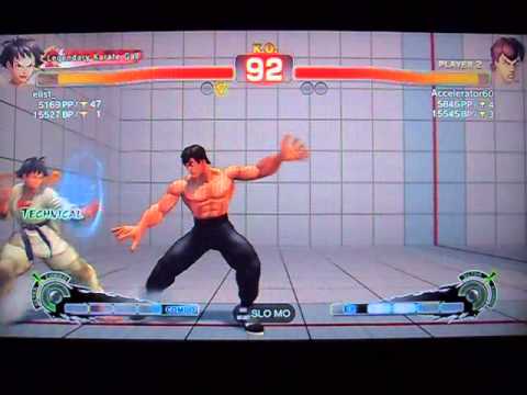 SSF4 AE: elist (Makoto) vs Accelerator60 (Fei Long)