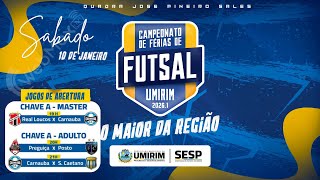 Abertura do Campeonato de Férias de Umirim ⚽🔥 Bola Rolando!  |🔴 AO VIVO |