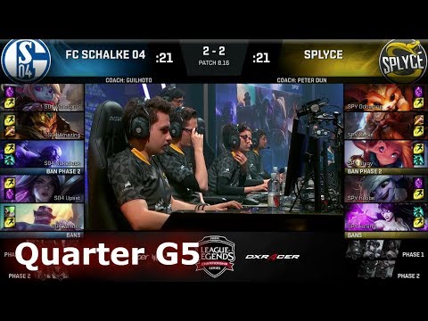 Splyce vs FC Schalke 04 | Game 5 Quarter Finals S8 EU LCS Summer 2018 | SPY vs S04 G5