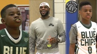 LeBron James cheers on sons to Buckeye Prep championship!!! Bryce & Bronny BALL OUT in Columbus