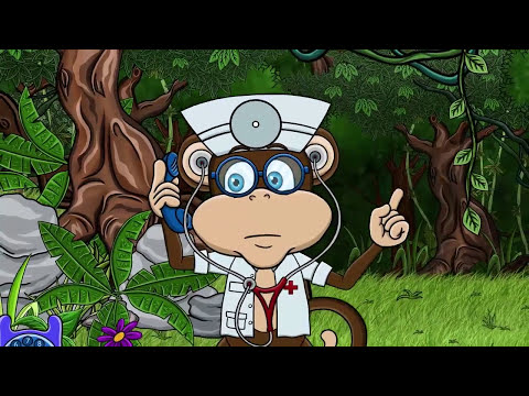 🐵 Cinque Scimmiette - Canzoni per Bambini | PrimiPassiTV 🎶