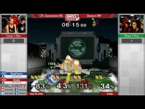 CFL Smackdown 95 Melee - Colbol + Ridz vs Pengie + Plup - Doubles Winners Finals