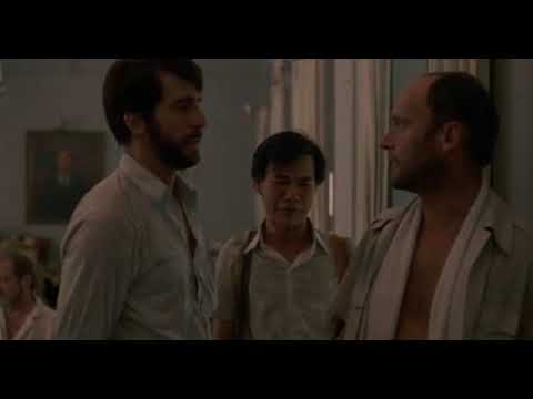 Cambodian Journalist Dith Pran (Haing S. Ngor) Bids Farewell Prior to being taken by Khmer Rouge