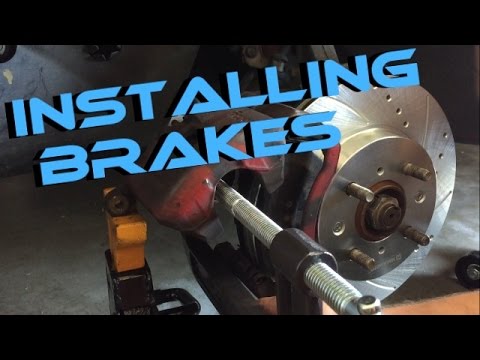 Installing Brakes And Rotors on my 2000 Acura Integra!!