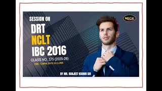 Session on DRT NCLT and IBC 2016 II Important Topic for Promotion Exam 2025 II 16.11.2025 II