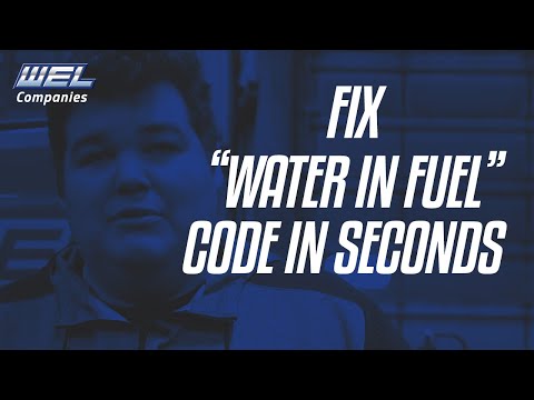 How To: "Water in Fuel" Code