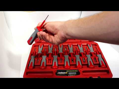 Набор инструментов для извлечения контактов (пинов). JTC 4568. Carelectro.com.ua