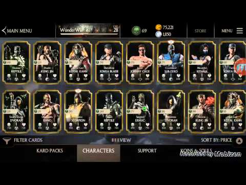 All Mortal Kombat X Characters | Mobile | Showcase