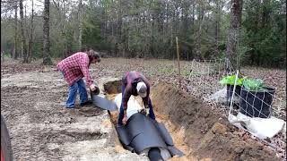 SIMPLE DIY Grey Water System | Septic System Install | Part 1