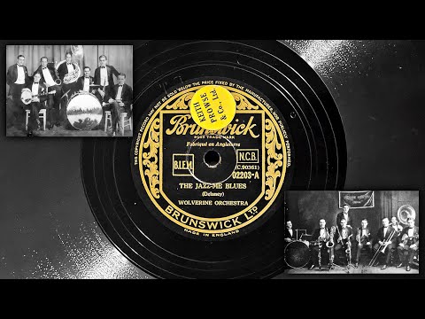 The Jazz Me Blues - The Wolverine Orchestra w/ Bix Beiderbecke ~ 1924