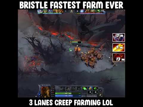 Dota 2 - Fastest Bristleback Farm Ever