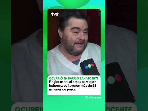 Fingieron ser clientes pero eran ladrones