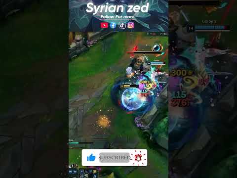 Zed vs Vel'koz !! 😂🔥🔥 | Syrian zed | League of Legends #lolshorts #shorts