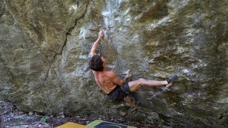 Auf den Schultern von Riesen 8A / V11 (Mixnitz, Styria) Uncut
