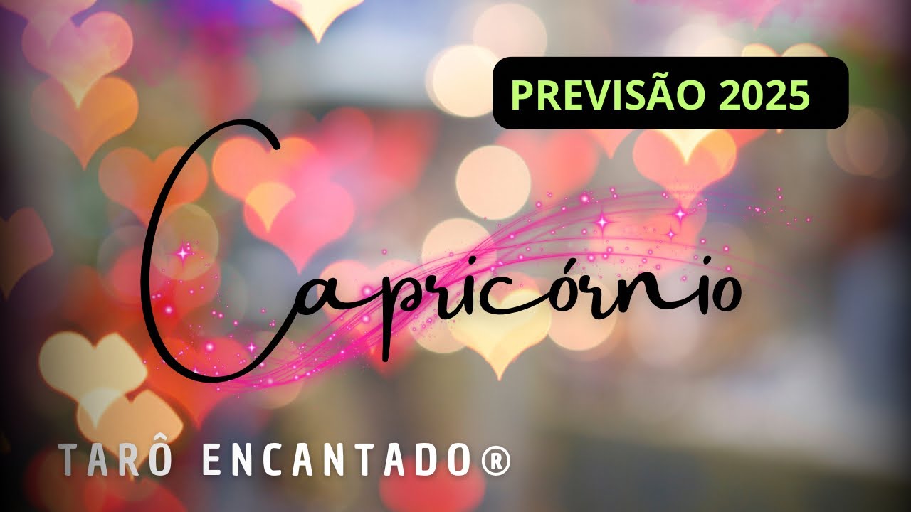 CAPRICÓRNIO ♑ Ainda que você evite, o amor vem ❤️‍🔥✨PREVISÃO 2025✨