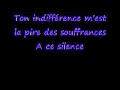 Ce Silence by Natasha St. Pier lyrics (french and ...