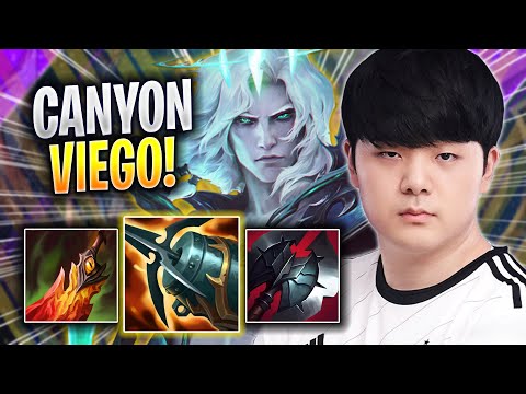 CANYON DOMINATING WITH VIEGO! - DK Canyon Plays Viego JUNGLE vs Lee Sin! | Season 2023