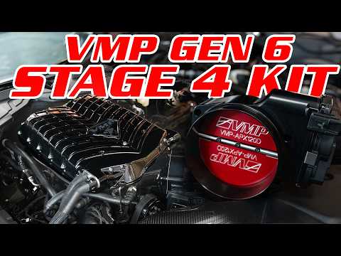 Introducing the VMP Gen 6 Stage 4 Supercharger Kit for your 2024 Mustang!