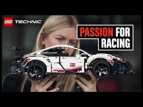 Конструктор Lari «Porsche 911 RSR» 11171 (Technic 42096) / 1580 деталей