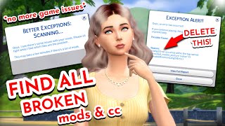 SCAN & CLEAN your Sims 4 Mods folder! FIND/FIX/REMOVE BROKEN/CONFLICTING mods & CC in Sims 4 (2021)