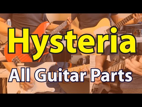 Hysteria by Def Leppard - All guitar parts play through