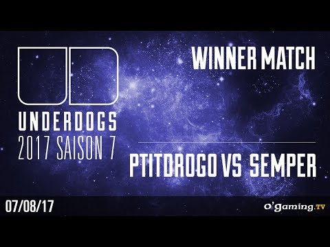 Semper vs PtiDrogo  - Underdogs S7 - Starcraft 2 - GROUPE A - Winner Match