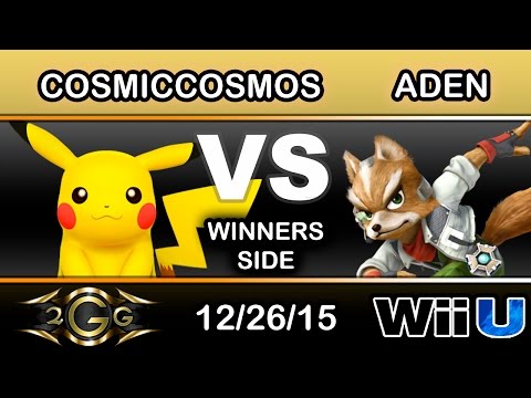 2GGlory 4 - Cosmic Cosmos (Pikachu) Vs. Aden (Fox) Winners Side - Smash Wii U